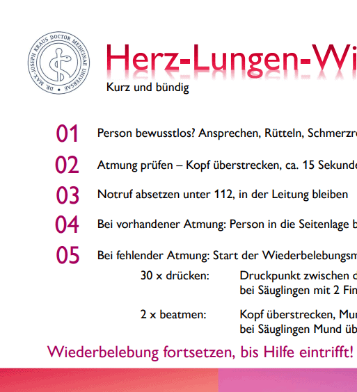 Tag der Wiederbelebung am 16.10.2024