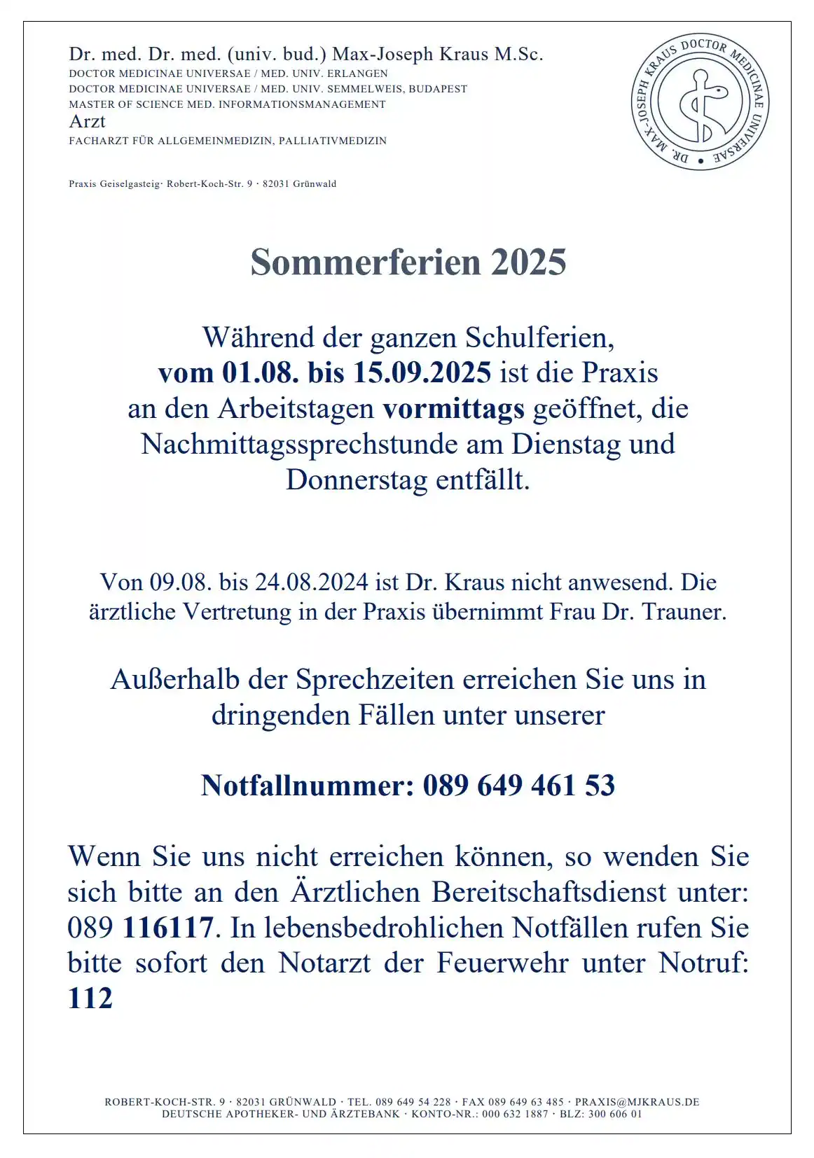 Sommerferien 2025