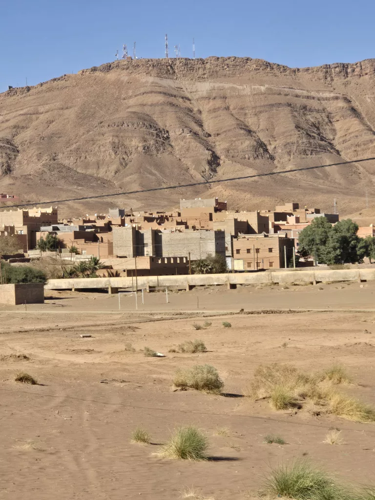 Siedlung nah der Oasenstadt Zagora