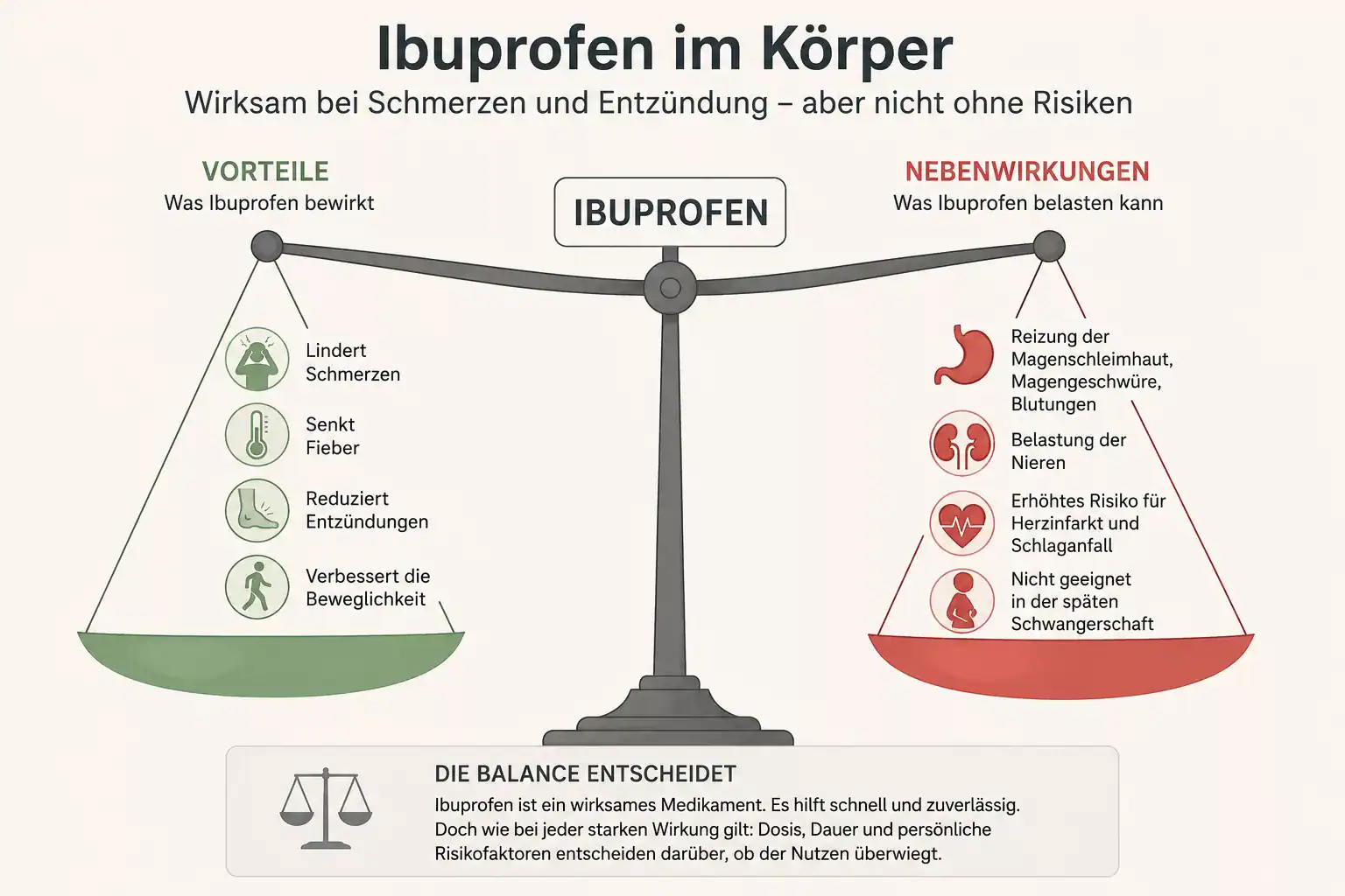 Was macht Ibuprofen eigentlich in meinem Körper?