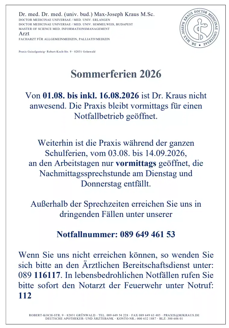 Sommerferien 2026