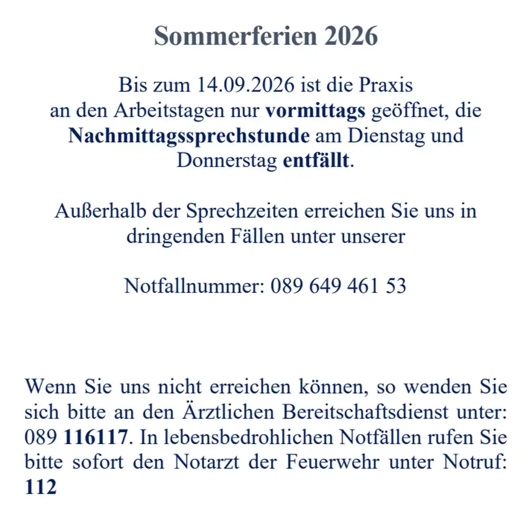 Sommerferien 2026 – Ab 17.8.26